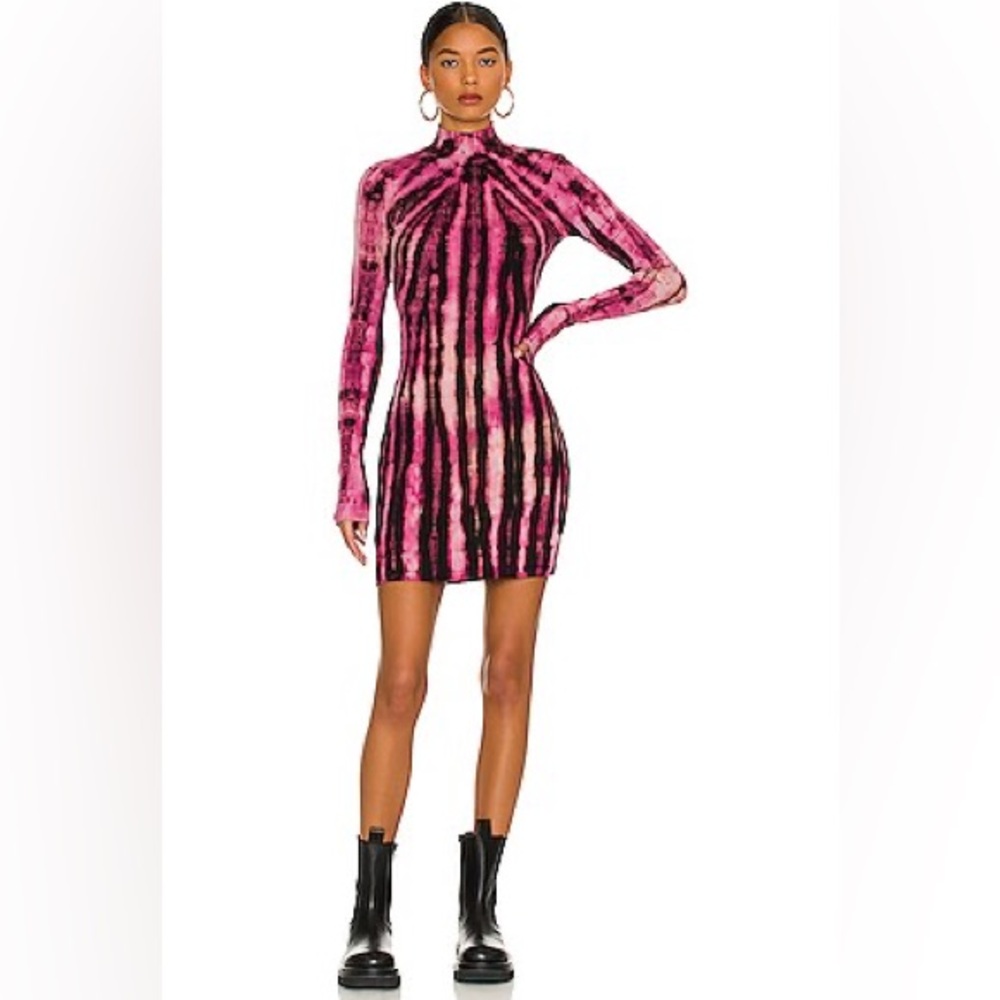 COTTON CITIZEN The Ibiza Mini Dress in Lychee Spiral | Size M